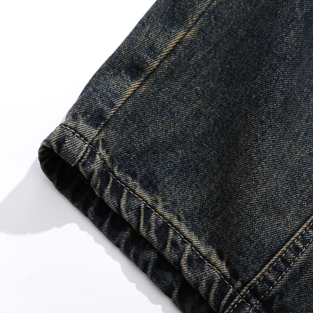 Wide Leg Washed Jeans