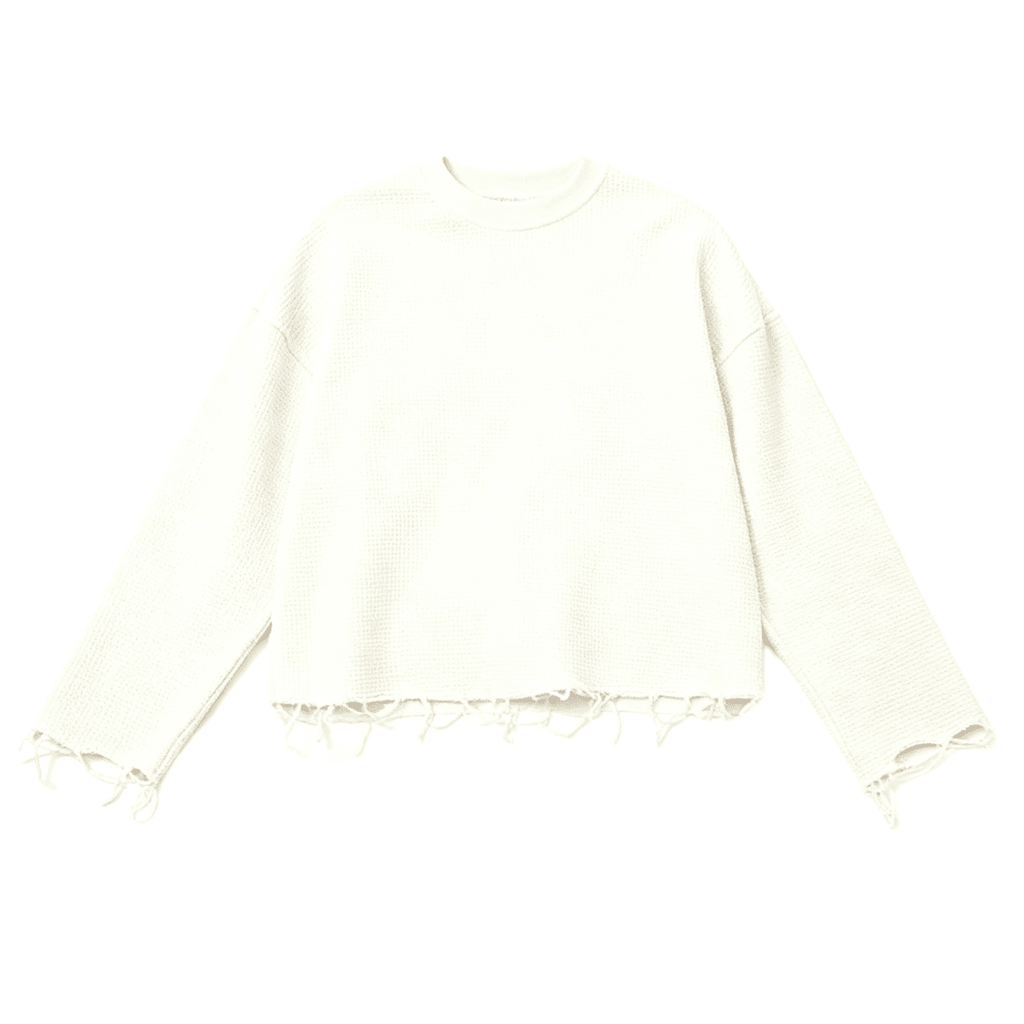 Long Sleeve Waffle Shirt