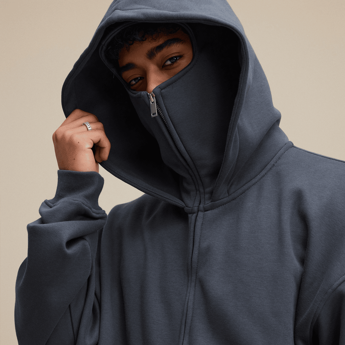 Face Mask Hoodie