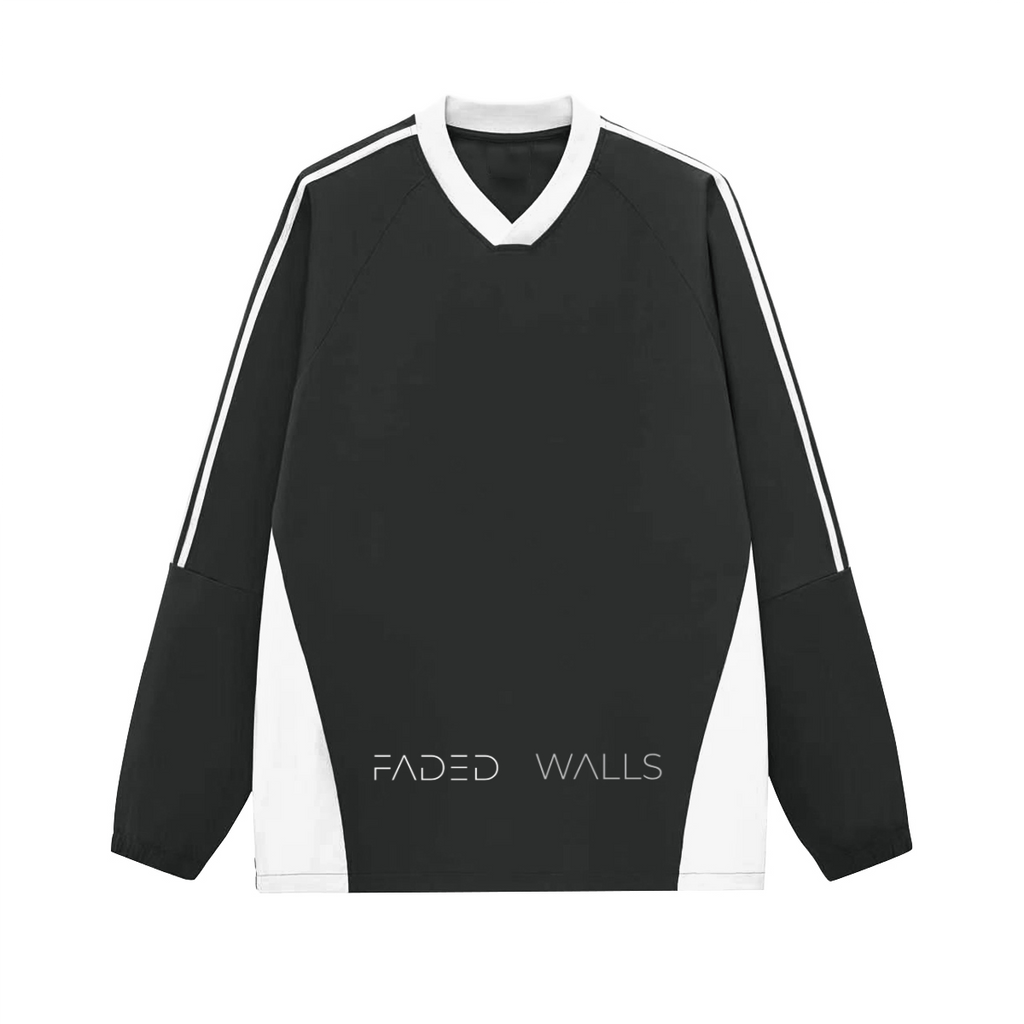 Color Block Shirt (Black/Grey)