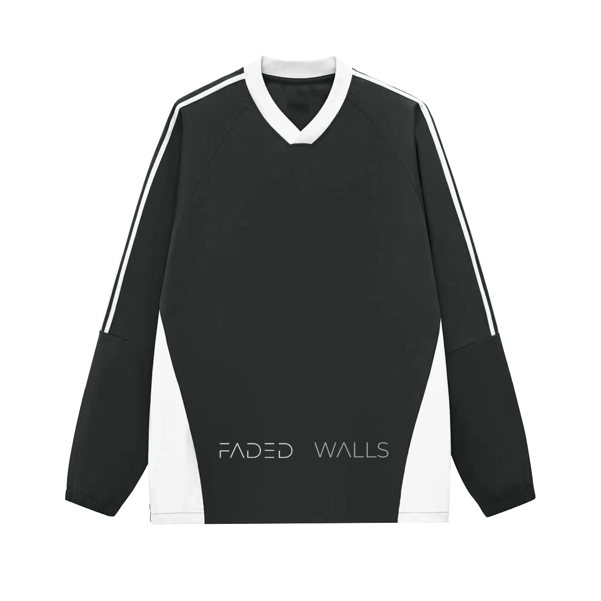 Color Block Shirt (Black/Grey)