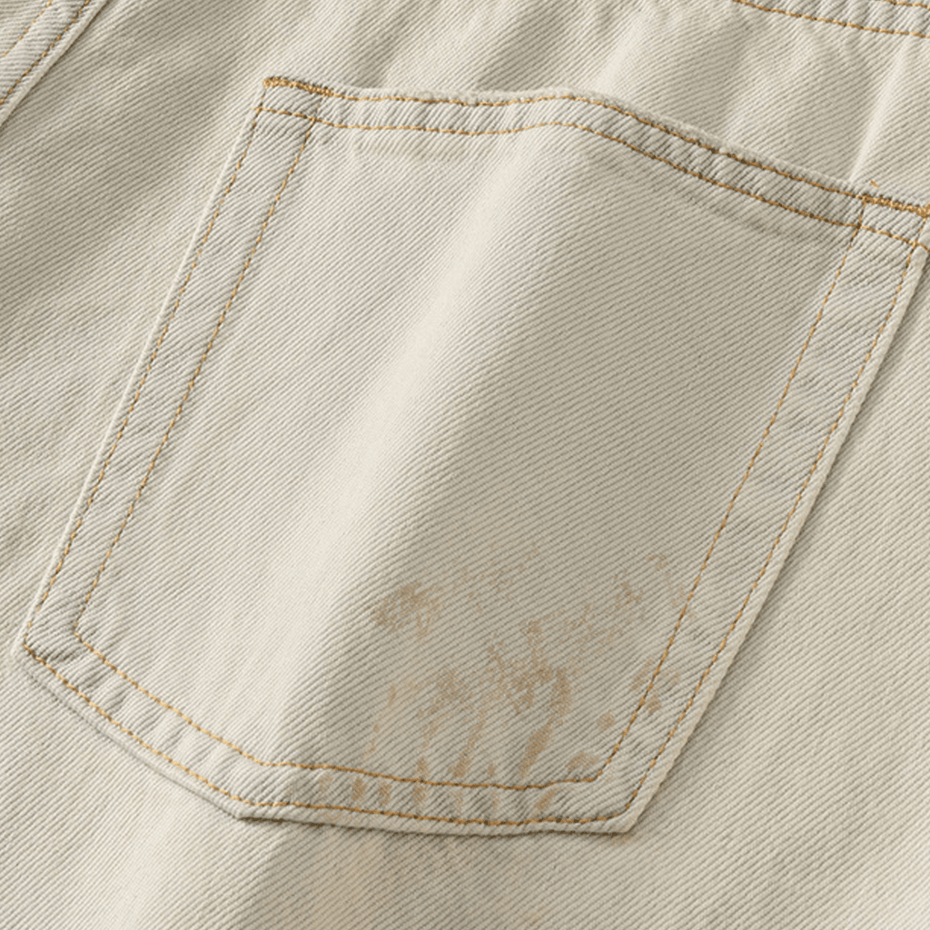 Acid Denim Shorts