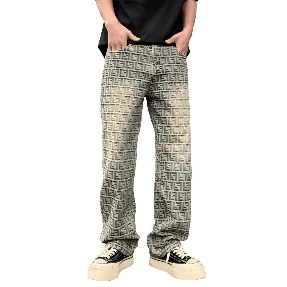 Jacquard Jeans