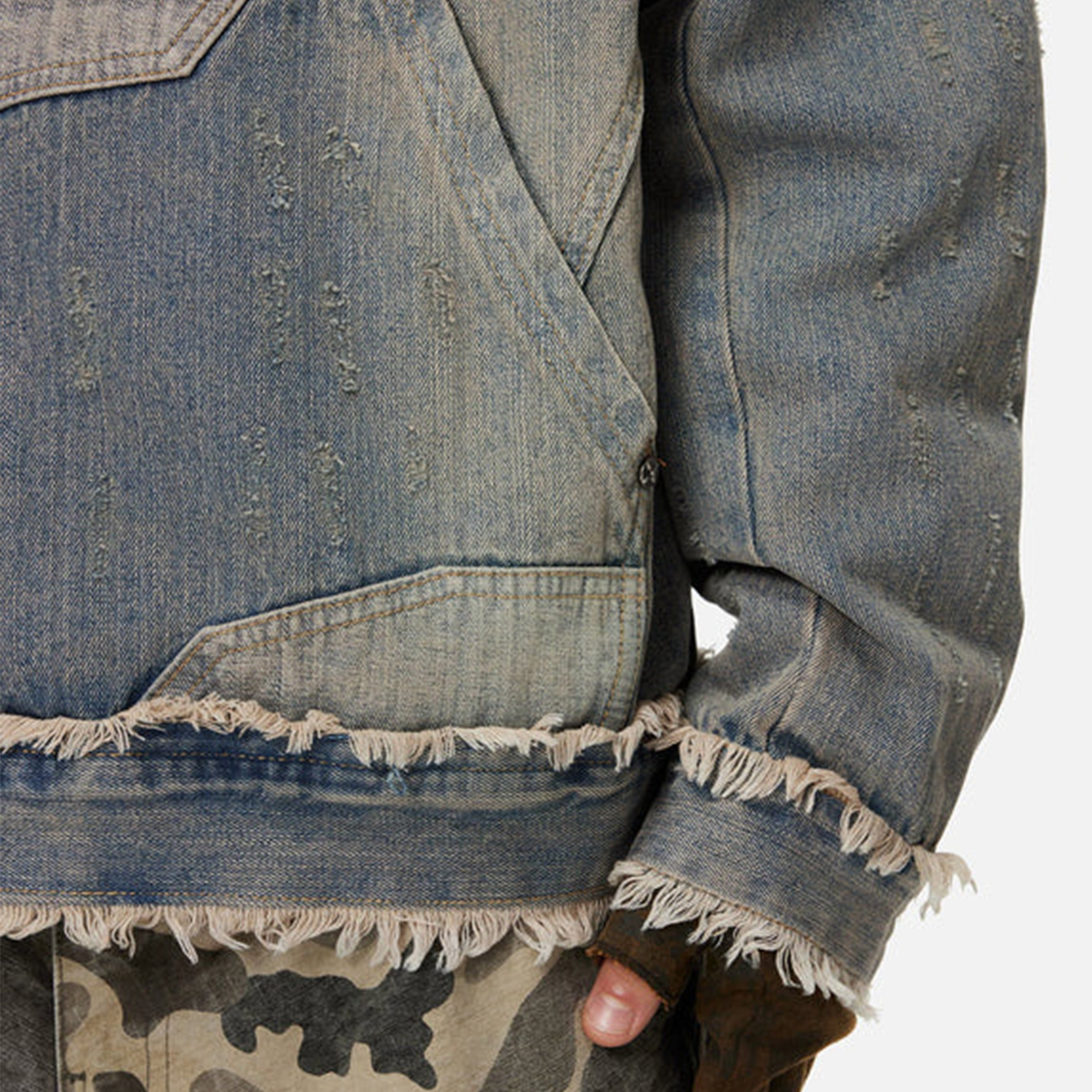 Denim Hoodie