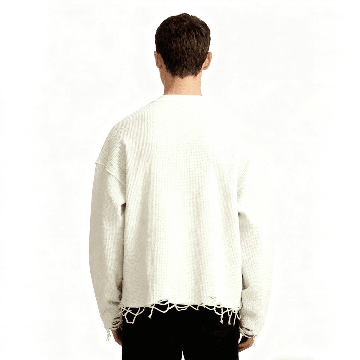 Long Sleeve Waffle Shirt