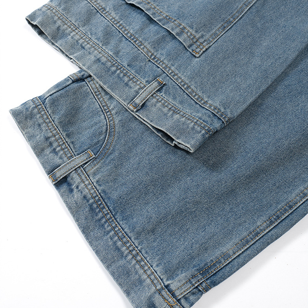 Mirrored Wide-Leg Jeans