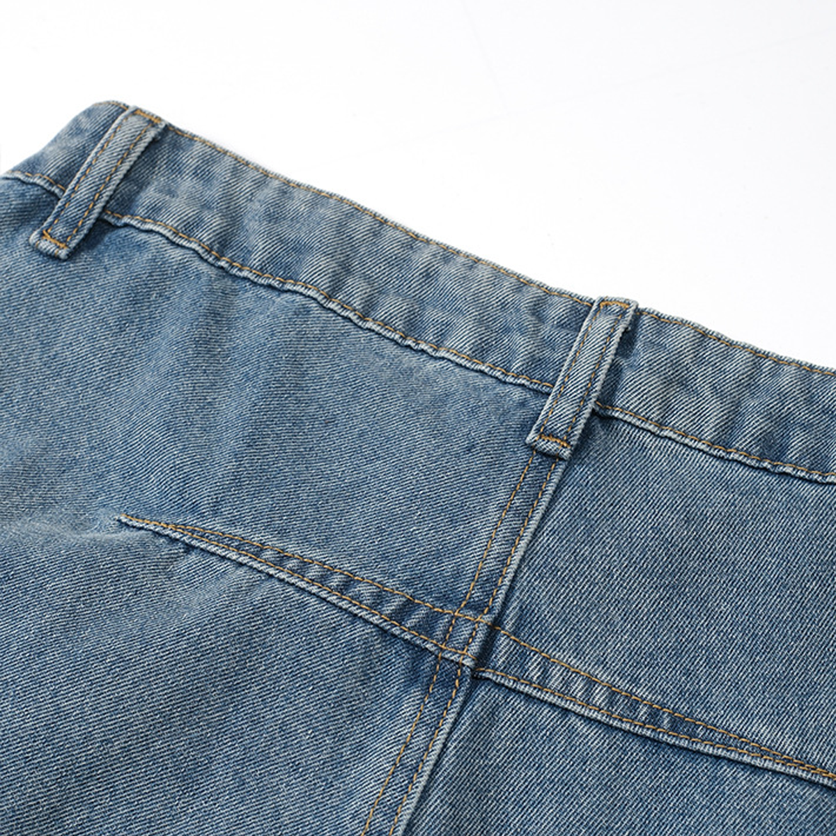 Mirrored Wide-Leg Jeans