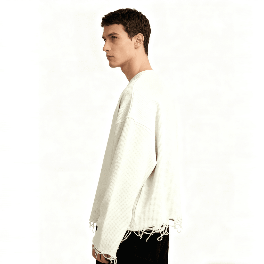 Long Sleeve Waffle Shirt