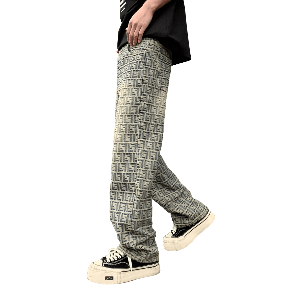 Jacquard Jeans